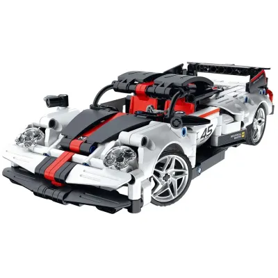 Pretekárske auto RC mechanická stavebnica 476 dielikov