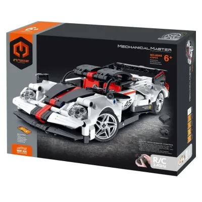 Pretekárske auto RC mechanická stavebnica 476 dielikov