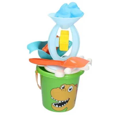 Sada do piesku v kýbliku Dino 8ks
