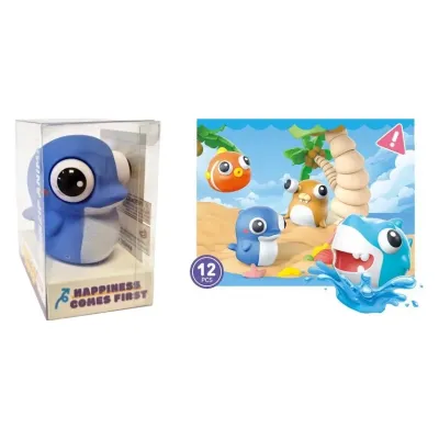 Stláčacie morské zvieratko 6cm - ryba