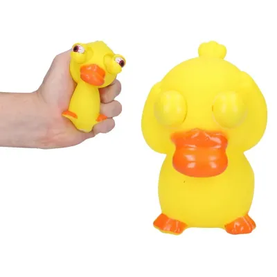 Stláčacie zvieratko Kačka 8cm