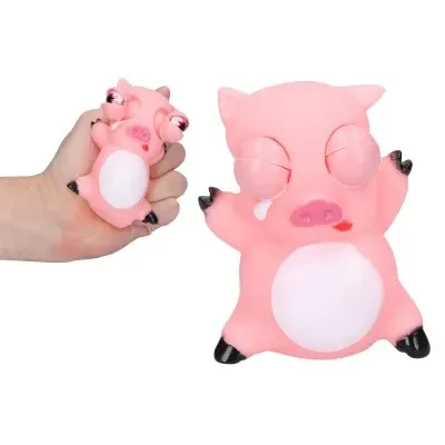 Stláčacie zvieratko Prasiatko 8cm