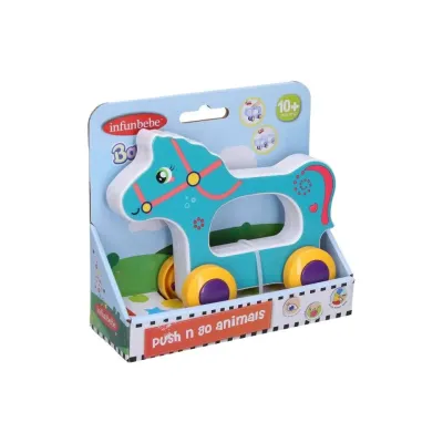 Zvieratko na kolieskach 15cm - koník