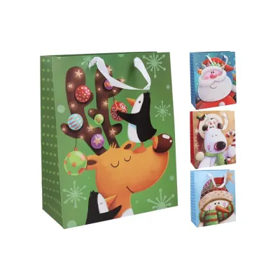Vianočná darčeková taška 23x18x10cm