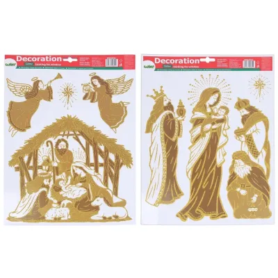 Vianočná nálepka na okno 29x41cm