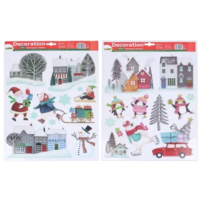 Vianočná nálepka na okno 29x41cm-