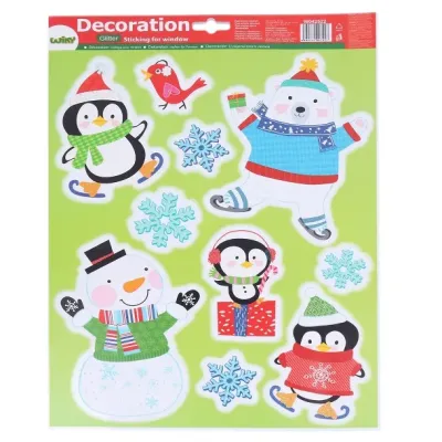 Vianočná nálepka na okno 59x21cm