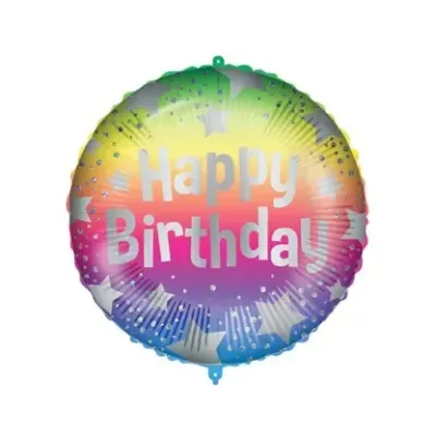 Fóliový balón Happy Birthday 46 cm