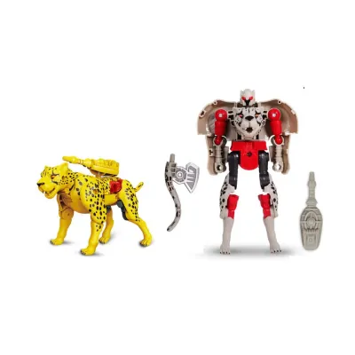 Robot leopard Metabeast 14cm - žltá