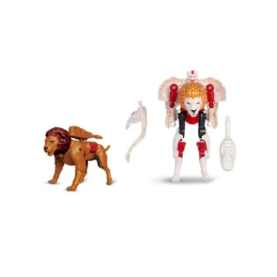 Robot lev Metabeast 15,5cm - biela