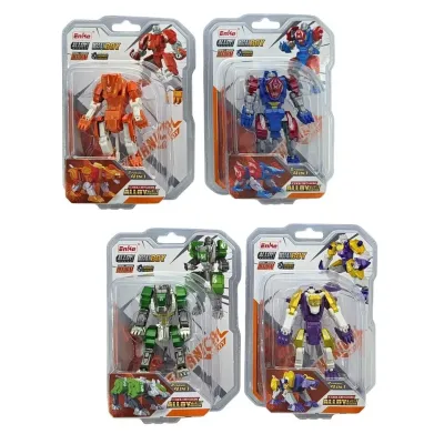 Robot zviera transformers 9cm - modrá