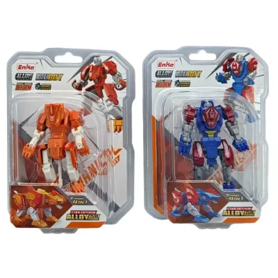 Robot zviera transformers 9cm - modrá