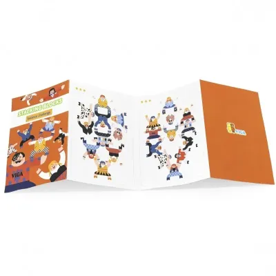 Viga Drevená skladacia hra cirkus