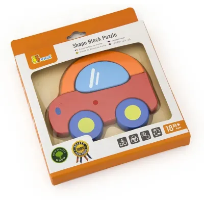 Viga Puzzle pre najmenších Autíčko 