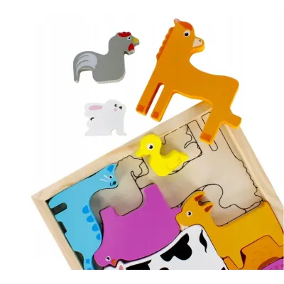 Skladačka drevená zvieratká