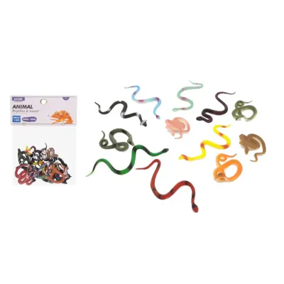 Zvieratká hady sada 12ks
