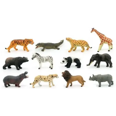 Zvieratká safari mäkké mix - žirafa