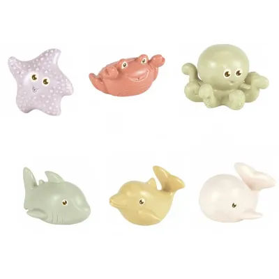 ​​​​​​​Zvieratká z oceánu eko plast set 3ks/7cm - ryba