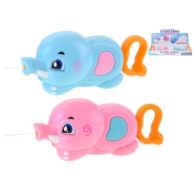 Vodná pištoľ slon 21cm - modrá