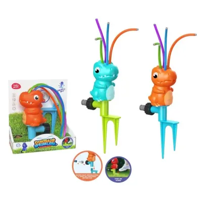 Vodný rozprašovač Dinosaurus 25cm - modrá