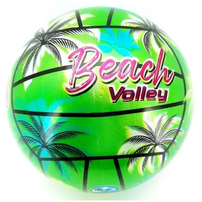 Volejbalová plážová lopta Beach Volley 3farby 21cm - modrá