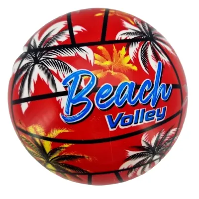 Volejbalová plážová lopta Beach Volley 3farby 21cm - modrá