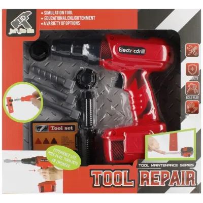 Vŕtačka na batérie sada plastová