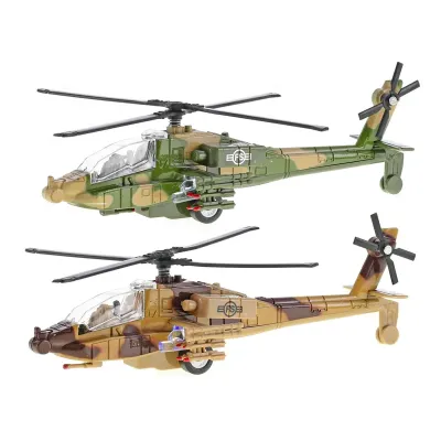 Vrtuľník vojenský 20cm - zelená