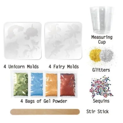 Výroba lepiacich jednorožcov a víl na okno