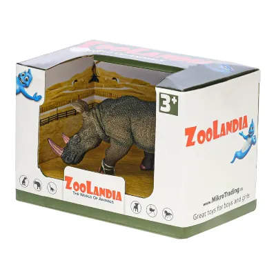 Zoolandia nosorožec/slon 11-14cm v krabičke - sloník