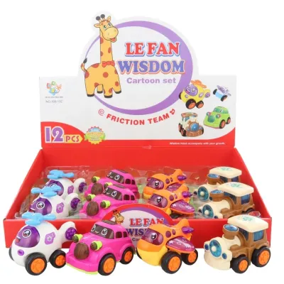 Dopravné prostriedky baby 8cm,4druhy - osobné auto