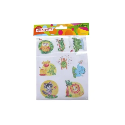 Kreatívna sada diamond nálepky zvieratká