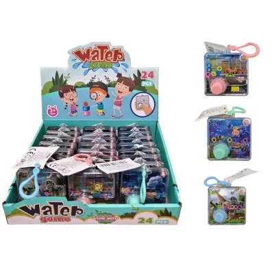 Vodná hra klúčenka 6,5x6cm - mesto