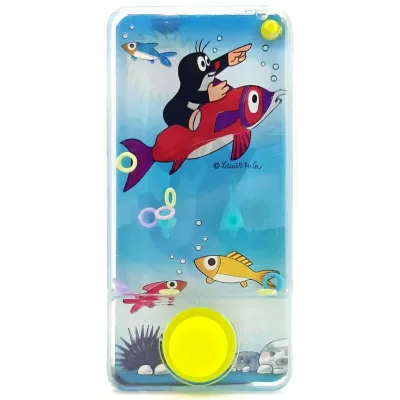 Vodná hra krtko s mobilom 14x7cm