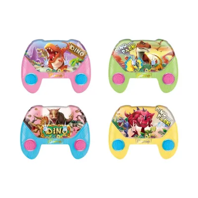 Vodná hra v tvare hernej konzoly Dino 14cm - žltá