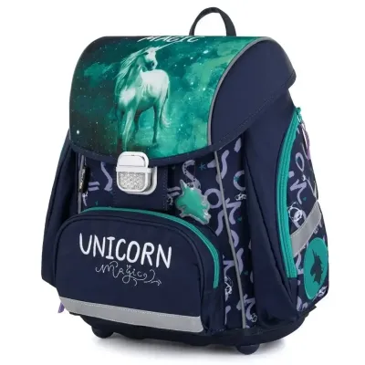 Anatomická školská taška Premium Unicorn 1