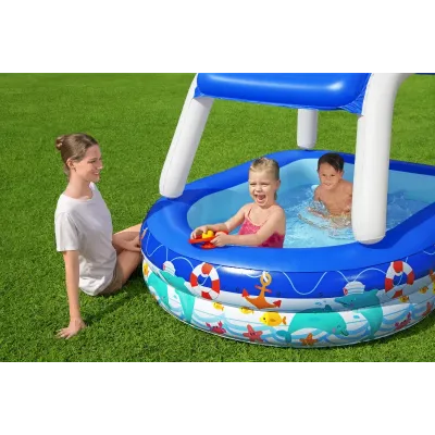 Bestway 54370 rodinný bazén Sea Captain 213x155x132cm