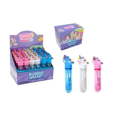 Bublifuk Jednorožec 30ml / 14cm - modrá