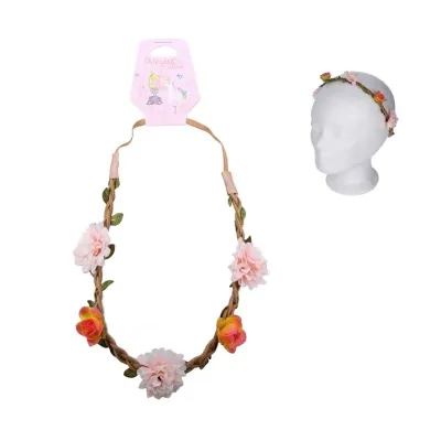 Čelenka veniec s kvetinkami 1ks