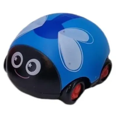 Chrobáčik na spätné natiahnutie 9cm - žltá