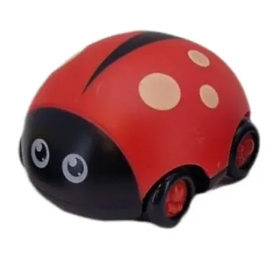 Chrobáčik na spätné natiahnutie 9cm - žltá