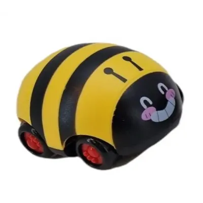 Chrobáčik na spätné natiahnutie 9cm - žltá