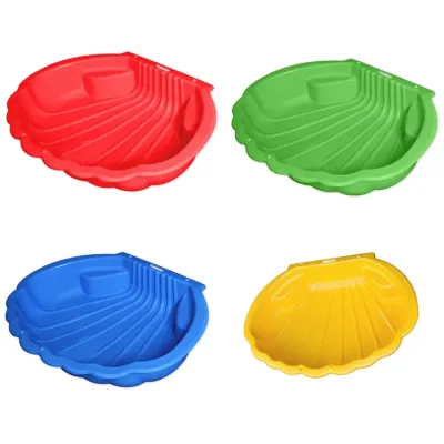 Detské pieskovisko mušla 109cm - žltá