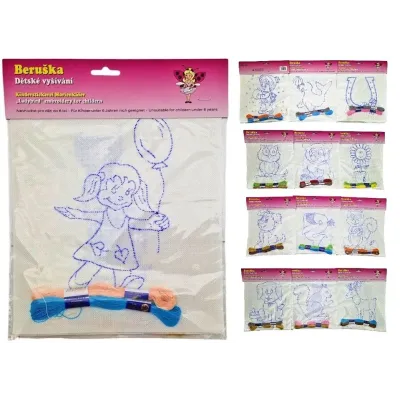 Detské vyšívanie 2 obrázky v sete