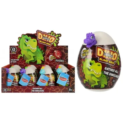 Dino vo vajíčku MAXI 14cm - žltá