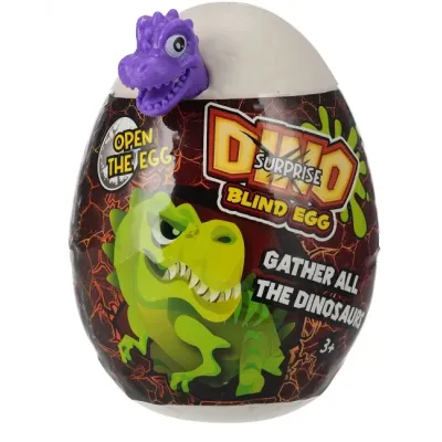 Dino vo vajíčku MAXI 14cm - žltá