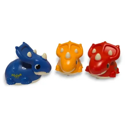 Dinoasurus jazdiaci 9cm - žltá