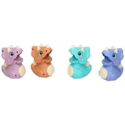 Dinosaurus na kolieskach 10,5cm - ružová