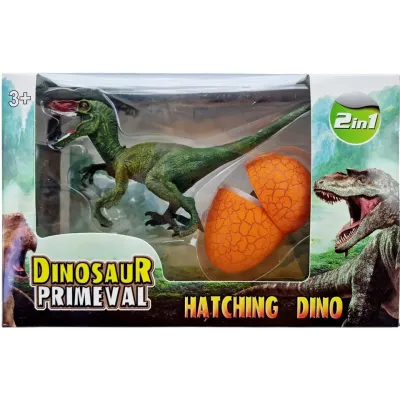 Dinosaurus s vajíčkom Velociraptor 2v1