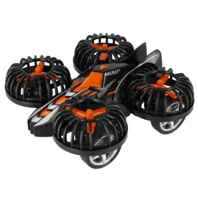 Dron na kolieska 13cm - čierna